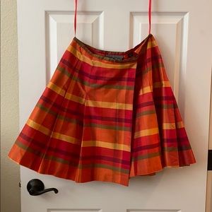 Ellen Tracy pleated wrap skirt